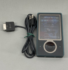 Microsoft Zune 30 30GB Digital MP3 Media Player Color Screen Model 1089 w/ Music