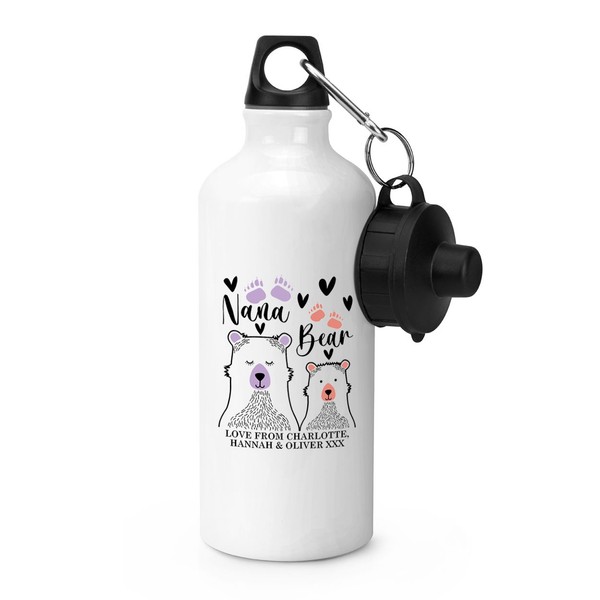 Personalisierte Nana BäR Sport Wasserflasche Mama Muttertag Oma Liebe Geburtstag-image