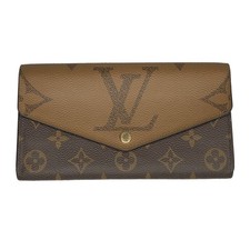 Louis Vuitton Monogram Giant Reverse Sarah Wallet M80726 Brown 11575871