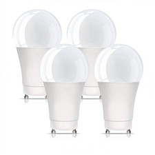 4 Pack LED GU24 A19 9W 60W 75W Replacement 2Pin Twist Base 120V 5000K Daylight