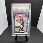 2024 Panini Donruss Drake Maye Patriots Rated Rookie Throwback #49 PSA 9 NFL