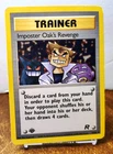 POKEMON IMPOSTER OAKS REVENGE 76/82 1ST EDITION TRAINER TEAM ROCKET MP-HP GENGAR