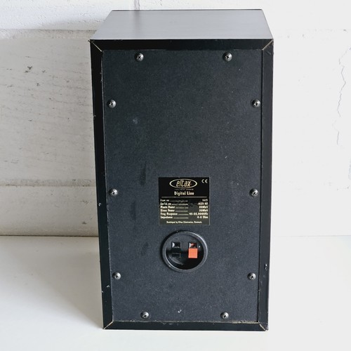 Eltax Digital Line 1621 80 Watt Hifi Bookshelf Speakers Black - Tested Working - Picture 14 of 16