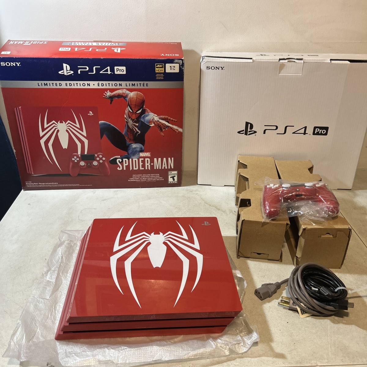 Pro 1tb Ps4 Pro Spiderman Bundle Sony Ps4 Pro Playstation Bundle