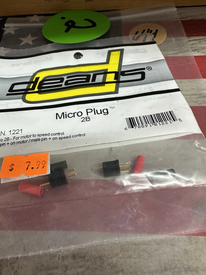 WS Deans WSD1221 Micro 2b Plug New In Package 🇺🇸 Shipped - Image 3 of 3