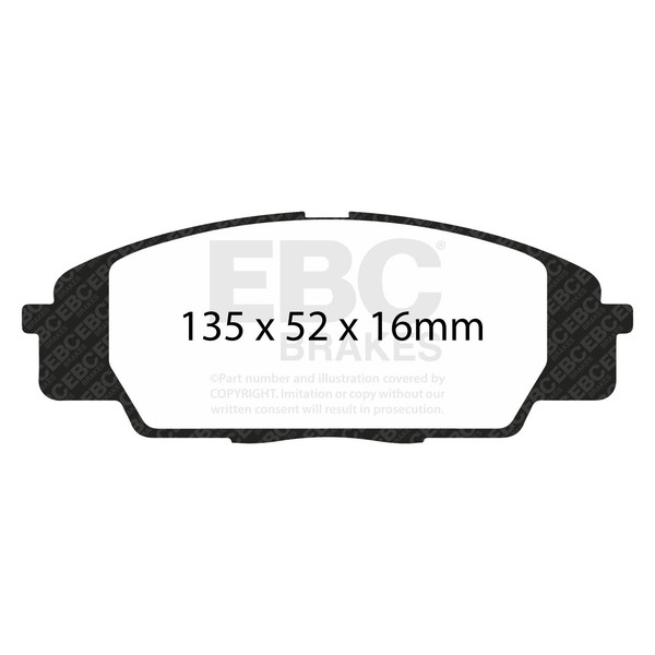 EBC Brakes S2KF1381 S2 Kit Greenstuff 2000 USR Bremsscheiben FüR Civic CSX RSX-image