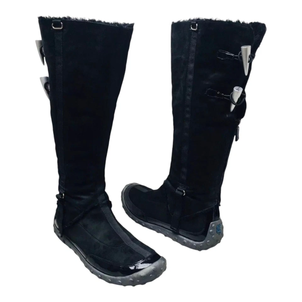 复古耐克 Lab G 系列高筒靴女式黑色麂皮绒皮毛衬里 6.5 — 第 4/4 张图片