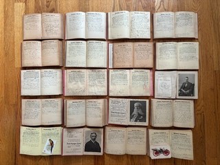 Handwritten Diaries Dr. Miller Superintendent Palmer of Frederick Maryland 1900