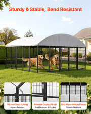 Outdoor Dog Kennel, Heavy Duty Pet Crate Cage Run for Large Dogs