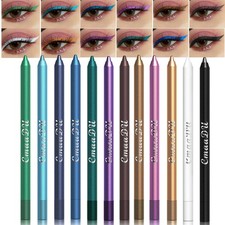 RoseFlower 12 Color Eyeliner Set Colorful Neon Eyeliner Pencils Rainbow Eye line