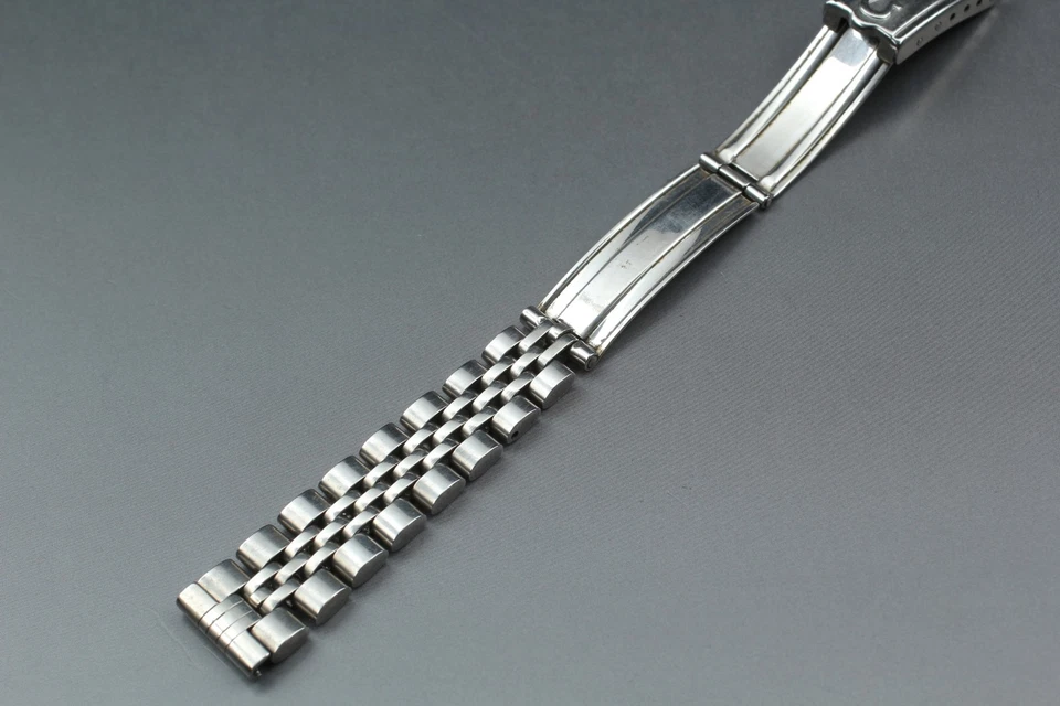 Cinturino orologio vintage [N MINT] Omega colore argento originale 5707/136 1... - Immagine 3 di 4