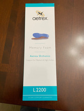 Aetrex Solette Donna Taglia 6 Memory Foam Ortesi Fascite Plantare L2200