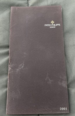 Patek Philippe Vintage Hefte Prospekt verschiedene Modelle Baujahr 2001