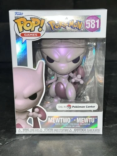Mewtwo Pearlescent Pop! Vinyl Figure by Funko 581 Pokemon Center Exclusive