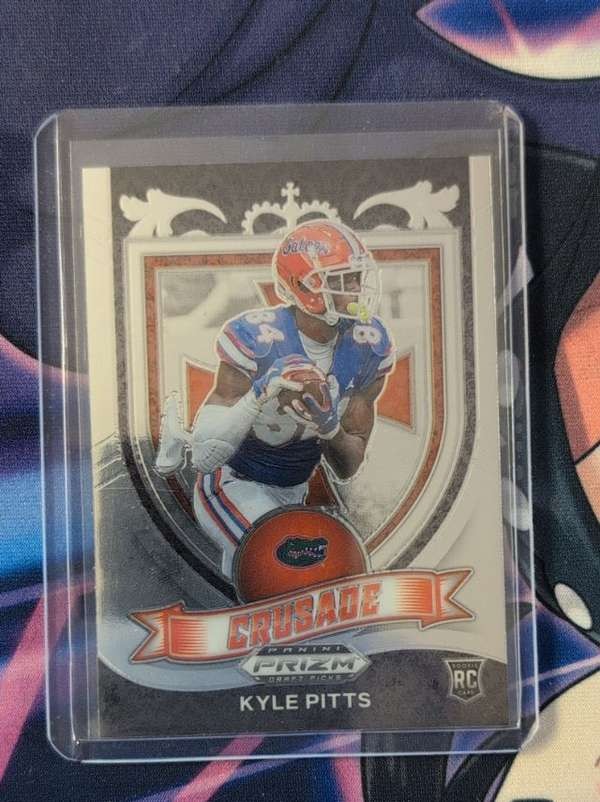 2021 Panini Prizm Draft Picks Collegiate - Blue Pulsar #167 Kyle Pitts
