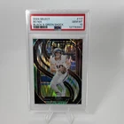 2024 SELECT BLACK & GREEN SHOCK PRIZM BO NIX RC #117 GRADED PSA 10 GEM MINT