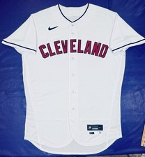 Authentic 2021 Cleveland Indians Super RARE Team Issued Nike Jersey 46