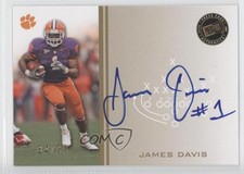 2009 Press Pass Signings Gold 84/99 James Davis #PPS-JD Auto 0m3