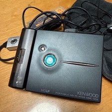 Kenwood DMC-S55 Portable MD Player Black MiniDisc Vintage Tested Japan