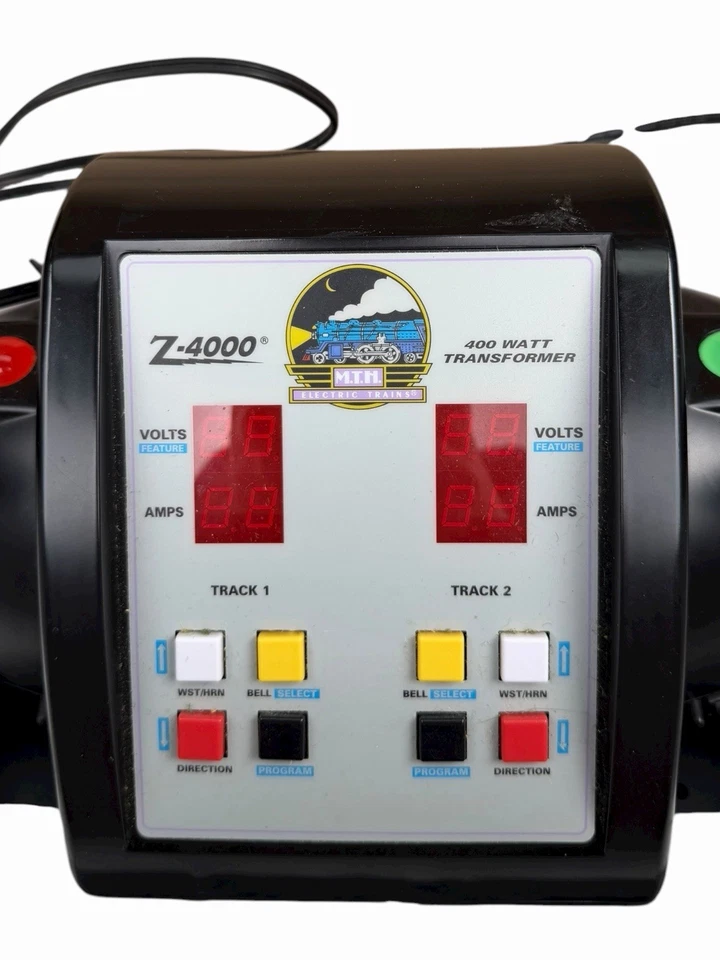 Transformador de hobby MTH Railking Z4000 doble control 400 W 40-4000 LN-O/calibre #2 Foto 4 de 4