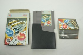 Marble Madness NES CIB Nintendo Entertainment System 1989 Complete + Manual