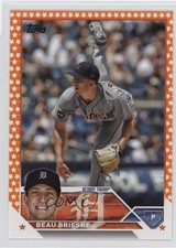 2023 Topps Complete Set Fanatics Exclusive Orange Star /99 Beau Brieske #184 0c4