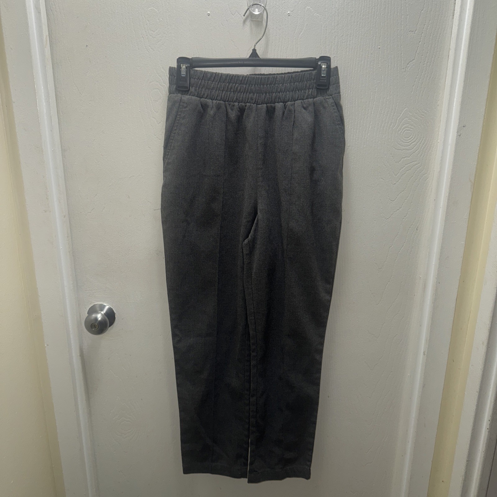 Abercrombie & Fitch Women's Gray Slacks With Elastic Waist Size Small