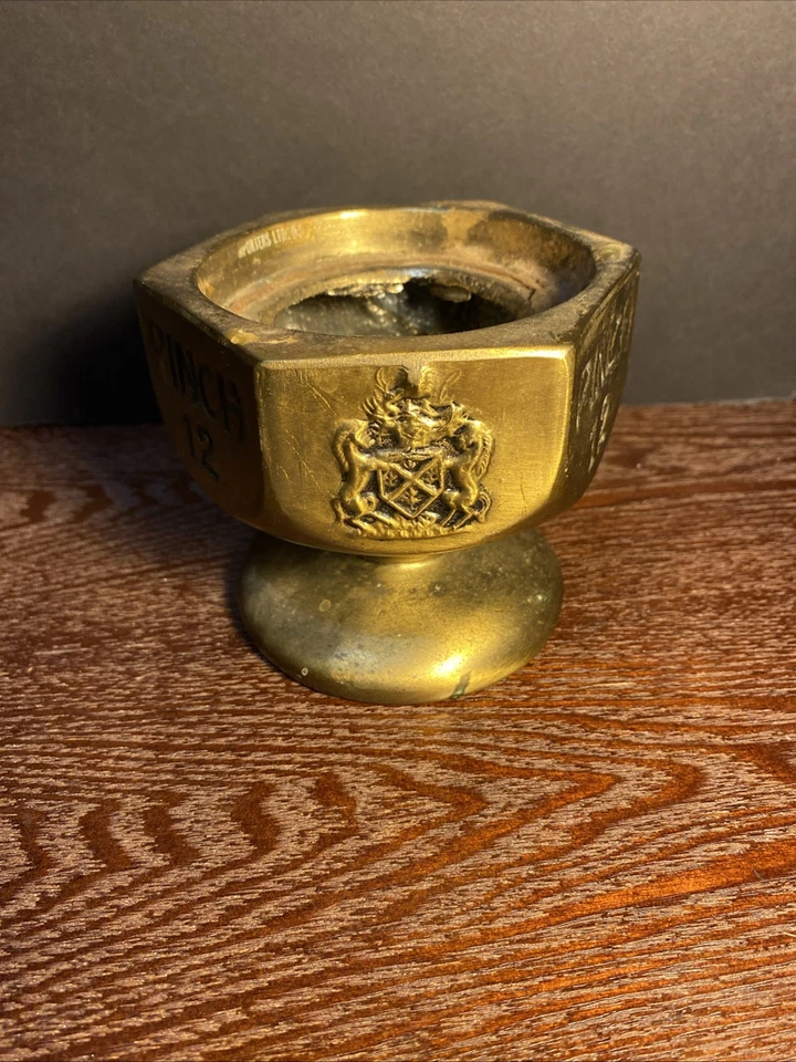 复古金属瓶座广告 Haig Pinch 12 年老苏格兰威士忌  — 第 2/4 张图片