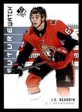 J.C. Beaudin 2019-20 SP Authentic #/999 #233 Ottawa Senators ESE