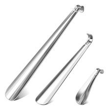 3 Piece Shoe Horn Metal Long, 41cm 29cm 15cm Metal Shoehorn ...
