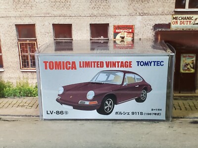 TOMYTEC LV-86g Porsche 911S (Maroon) TOMICA LIMITED VINTAGE