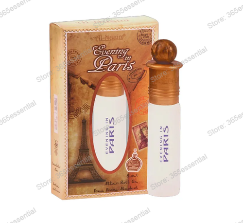 Parfum à L'huile Attar Al Nuaim - Orchidée Noire - Flacon 9.9ml (6ml Net) - Sans Alcool - Taille Voyage