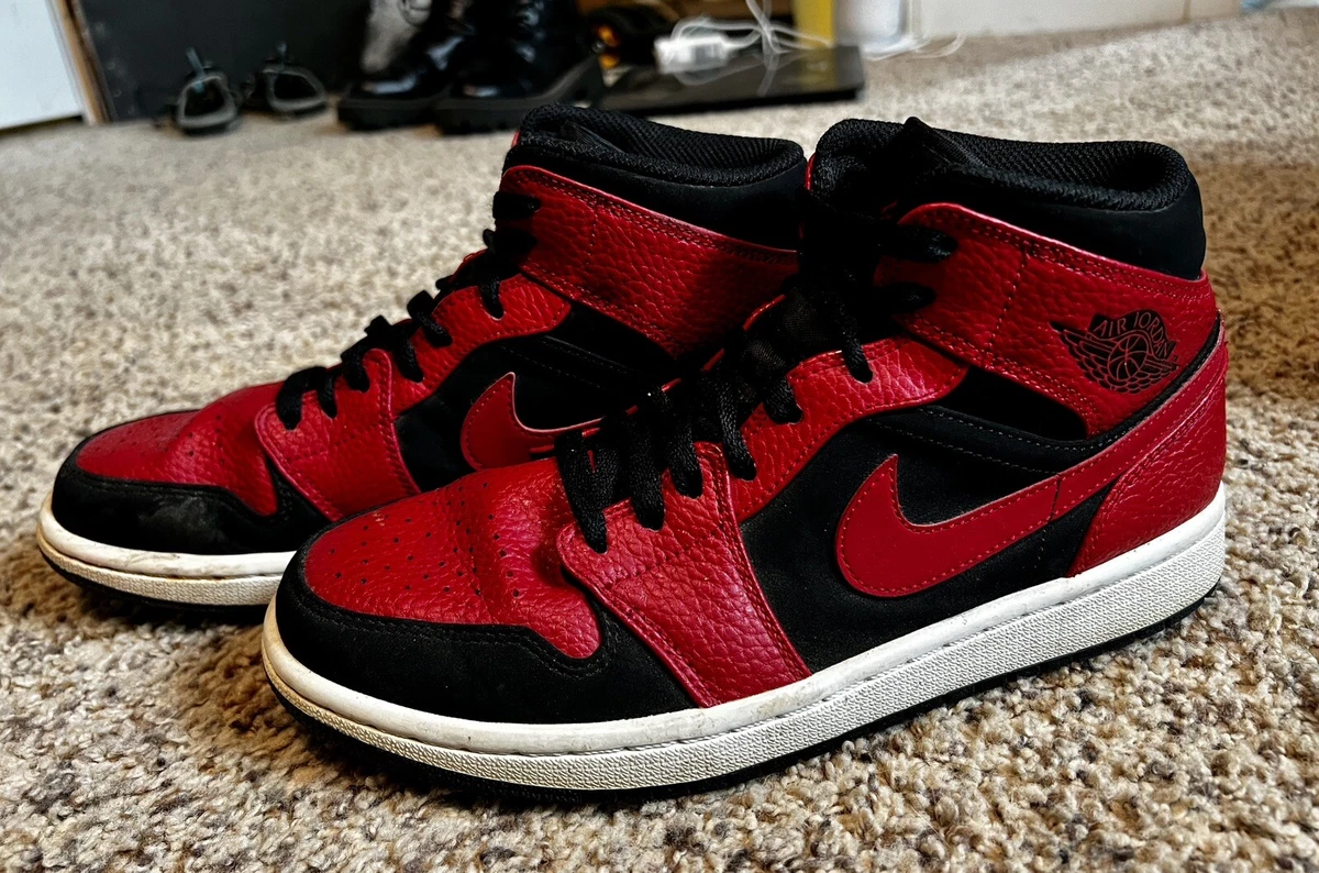 Air jordan 1 hotsell mid bred 2018