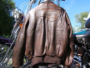 leather bomber jacket ebay