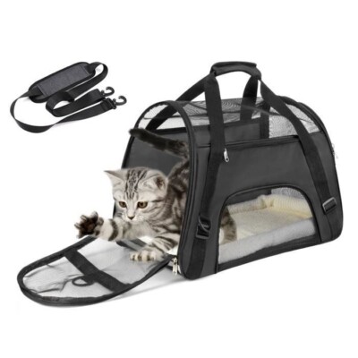 Animalerie Caisse De Transport Chat Pliable Sac Caisse De