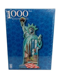 towers liberty puzzle statue shaped twin piece 1000 fx schmid empire ny