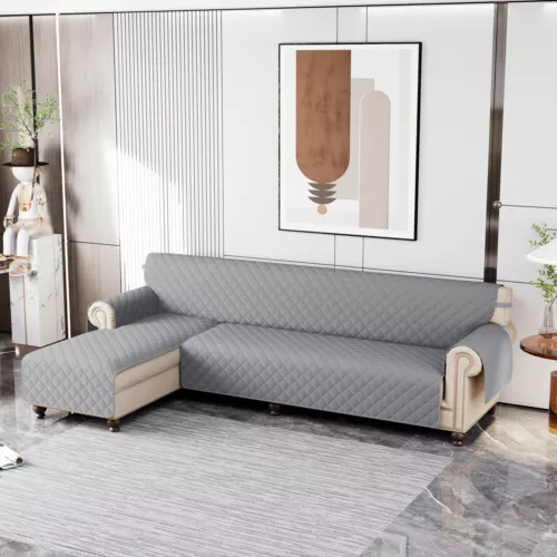 Eck Schlafsofa Bezug Wende Schnitt Chaiselongue Wasserdicht Schutz L Form - Bild 16 von 134