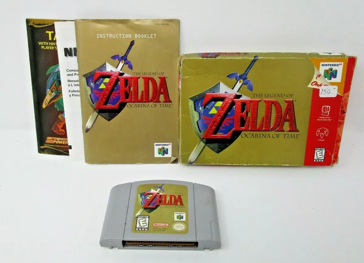 Nintendo 64 The Legend Of Zelda: Ocarina Of Time N64 Complete With Box &  Manual