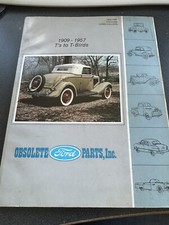 VINTAGE 1980 OBSOLETE FORD PARTS INC CATALOG 1909-1957 TS TO T-BIRDS MODEL A T