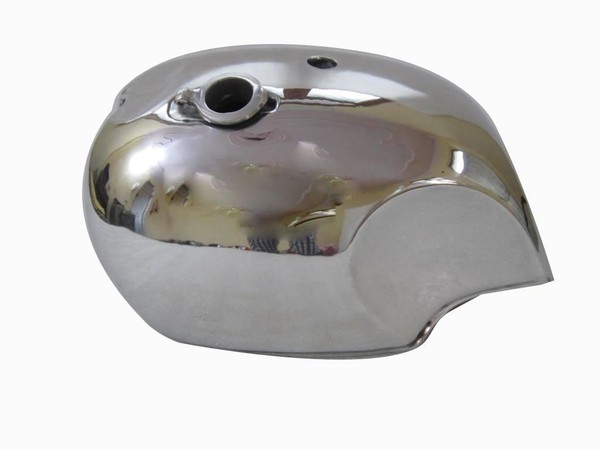 BSA A65 Spitfire Kraftstofftank Stahl Verchromt 4 Gallon Benzin Vorne-image