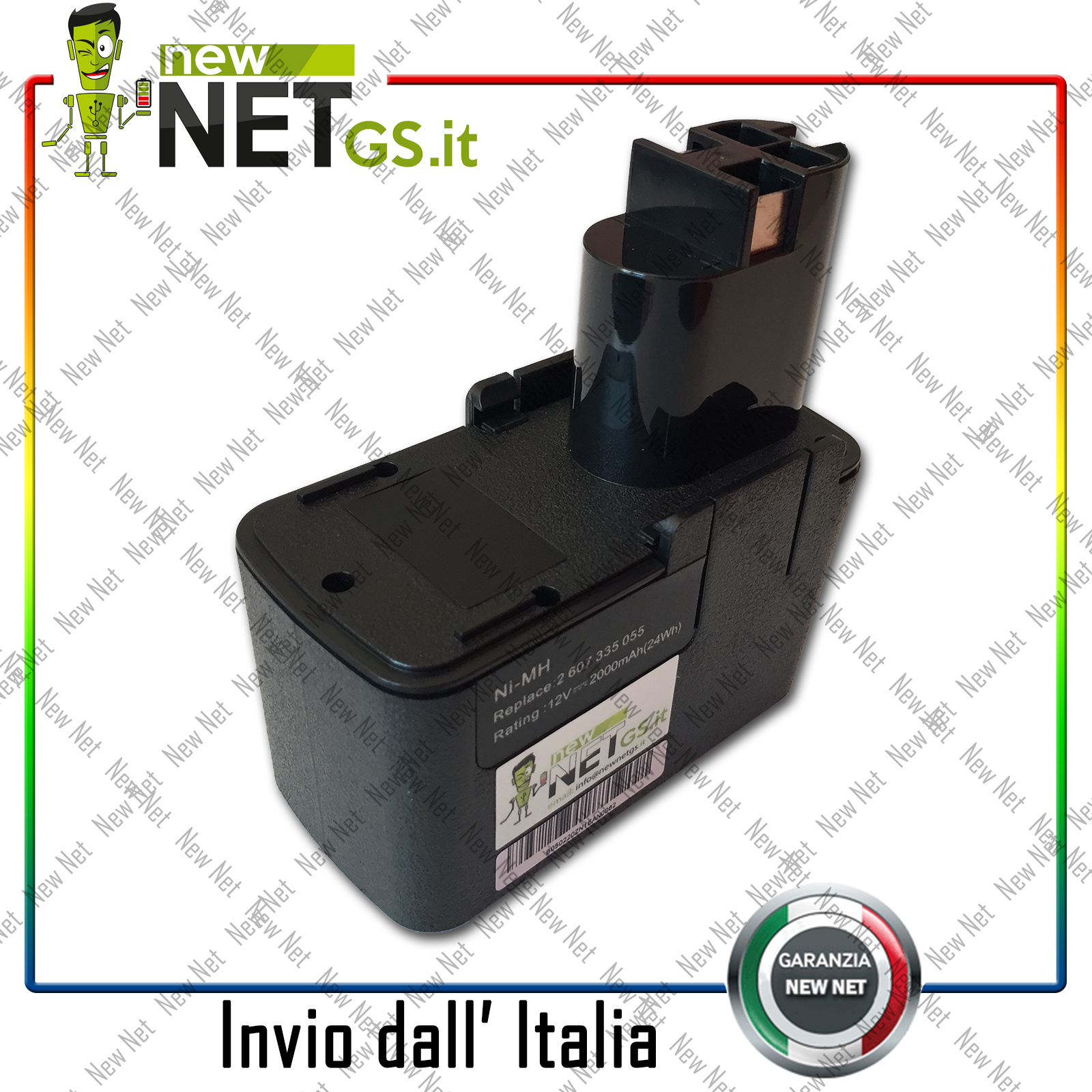 Risparmia con la Batteria 12V 2Ah per Bosch 2 607 335 151 01038 B2310