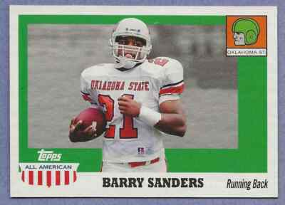 2005 Topps All American Barry Sanders Oklahoma State Cowboys 75