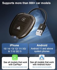2 In 1 Mini Wireless   CarPlay/android Auto Adapter