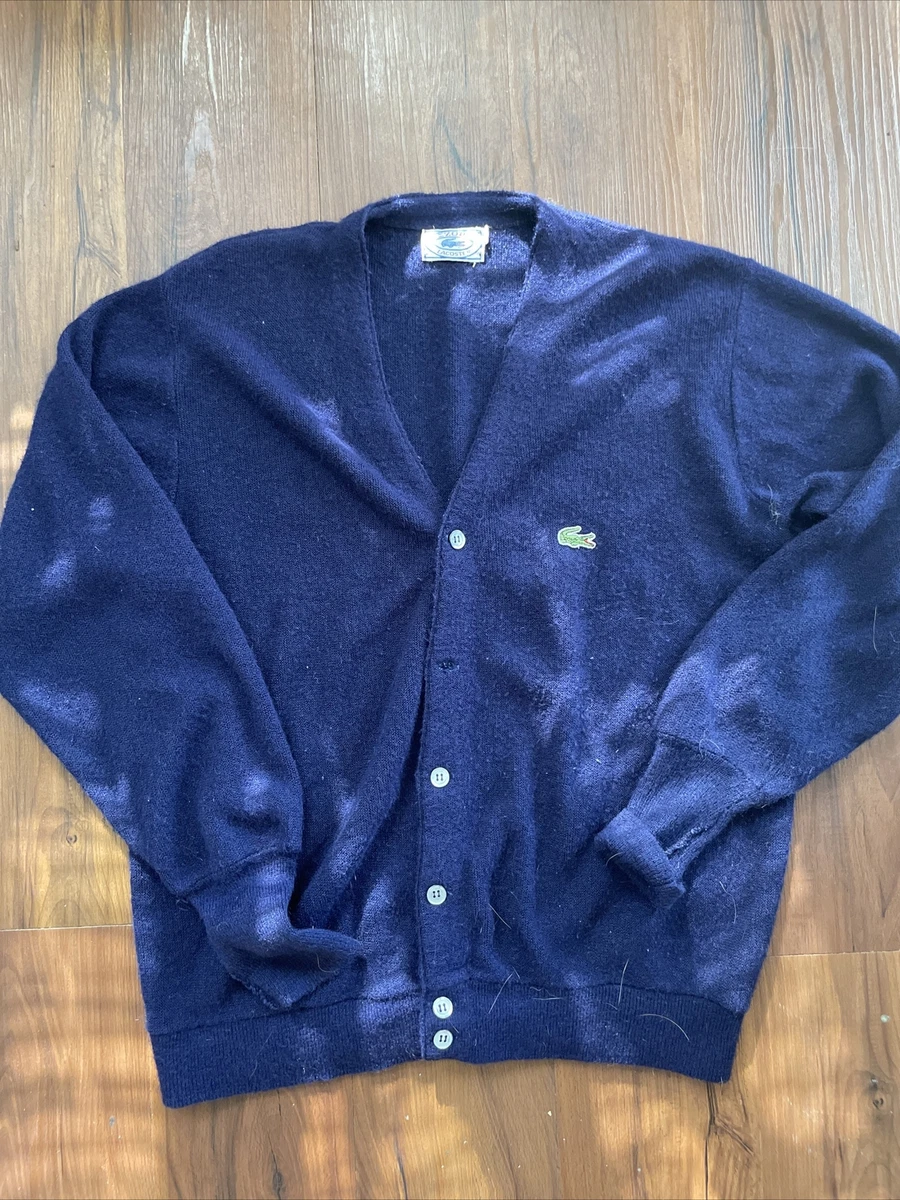 vintage izod lacoste cardigan   eBay