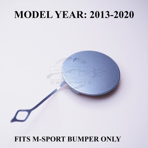 BMW 4 Serie F32 F33 F36 M Sport Vorne Stoßstange tow hook cover Liquid Blue B40