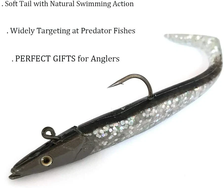 10 X Gummifisch Angelköder Gummiköder Kunstköder 11cm 18.5g -Zander Hecht Barsch - Bild 4 von 4