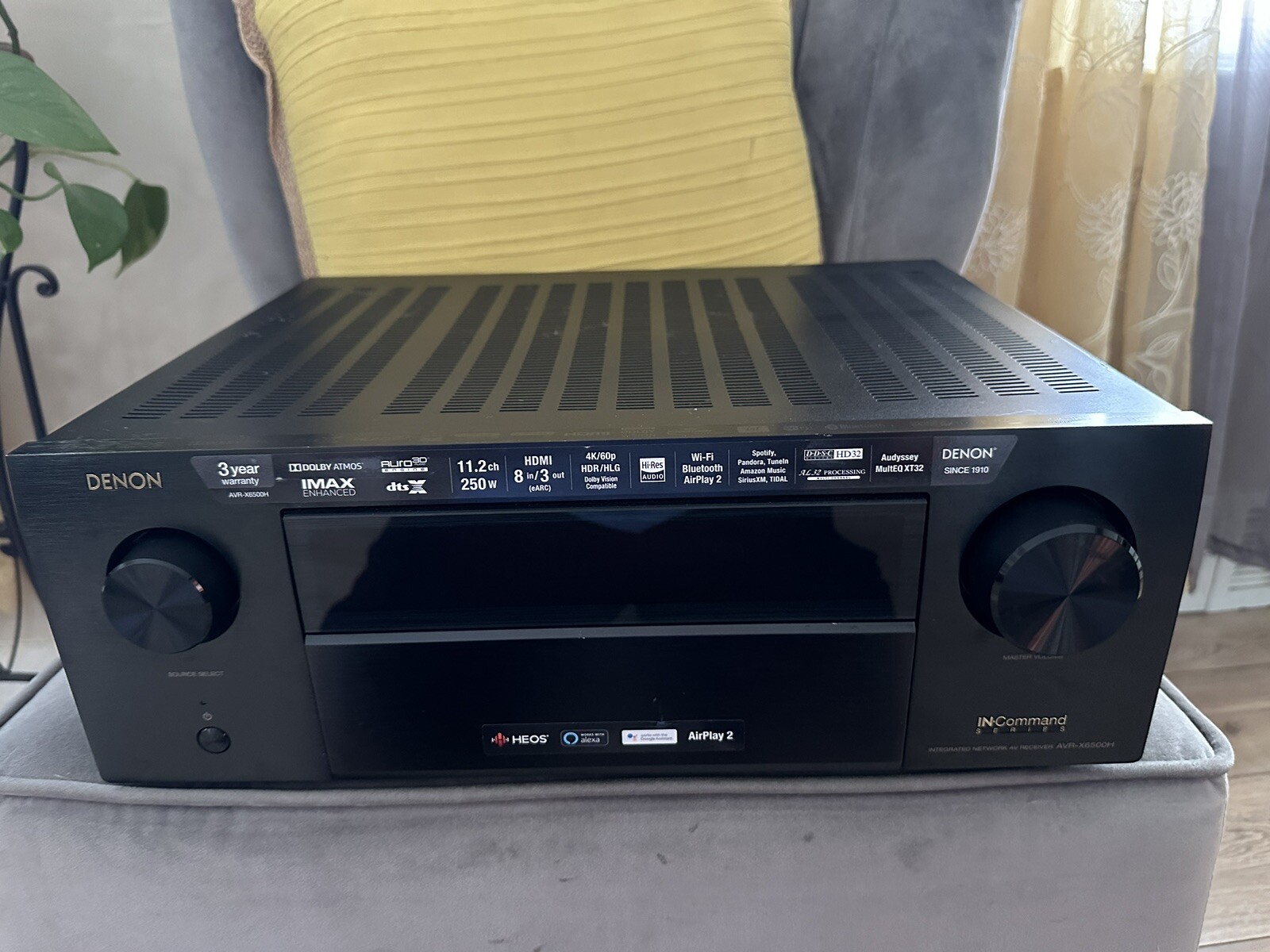 DENON AVR-X6500H 11.2 Channel x 140 Watts A/V Receiver w/HEOS ...