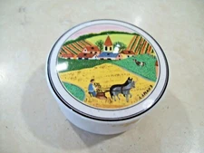 VILLEROY & BOCH Design Naif Laplau 3" Ceramic Candy Trinket Box