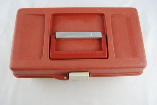 Alter Pal 1040 Angelkoffer ein Tablett Burnt Orange Vintage - Bild 7 von 12