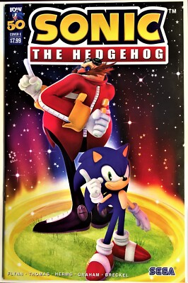 SONIC The HEDGEHOG Comic Book IDW #50 Cover E April 2022 Bagged